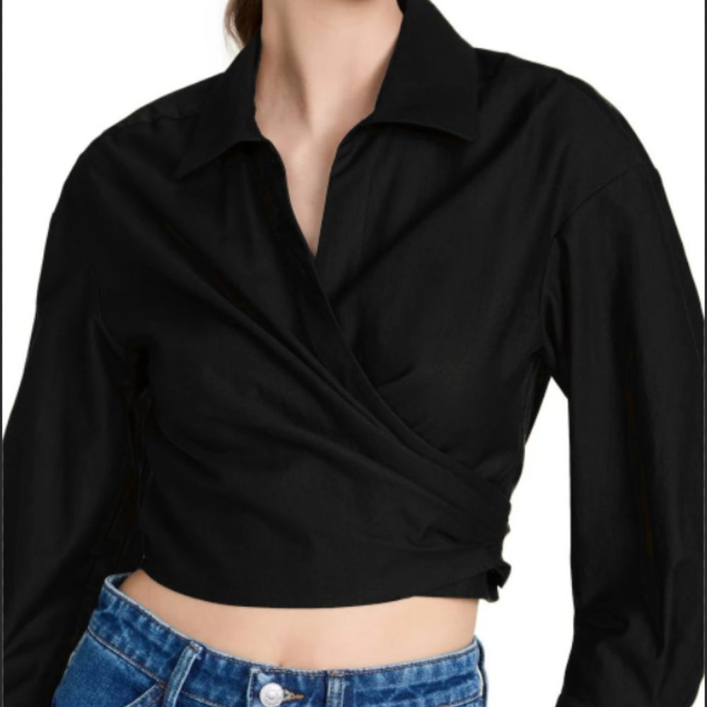 Vince Tie -Back Long Sleeve Shirt - Picture 3 of 12